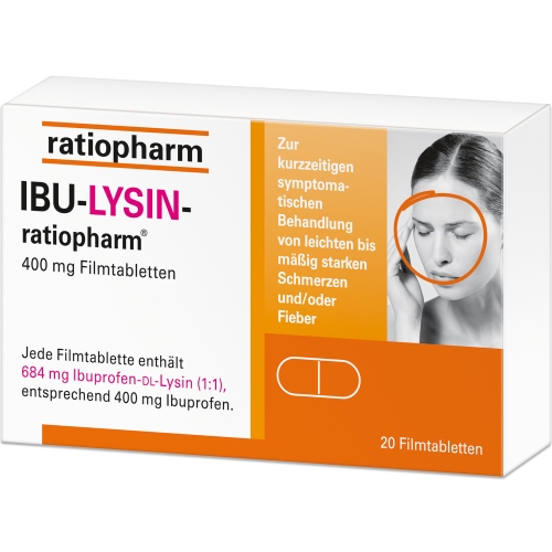 Angebot IBU-LYSIN-ratiopharm Schmerztabletten